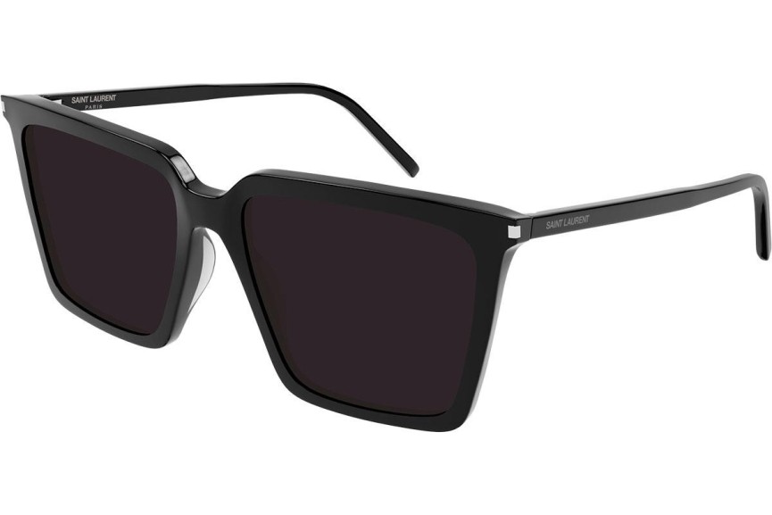 Sluneční brýle Saint Laurent SL474 001 Squared Černé