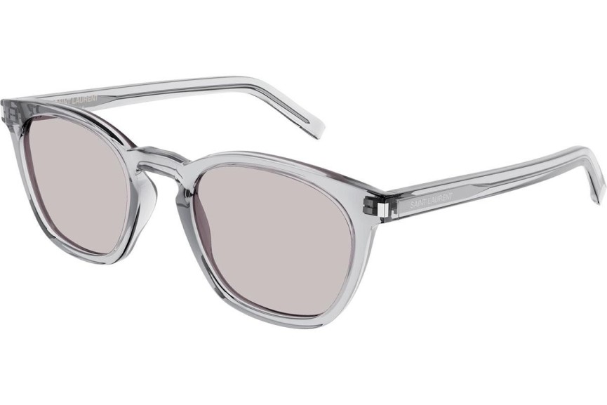 Sluneční brýle Saint Laurent SL28 043 Squared Šedé