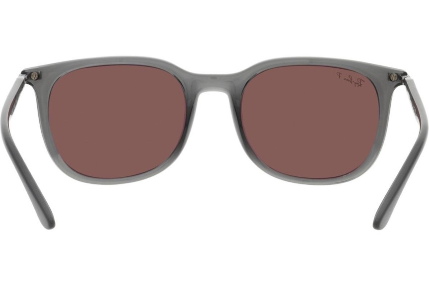 Sluneční brýle Ray-Ban Chromance Collection RB4386 6650AF Polarized Obdélníkové Šedé