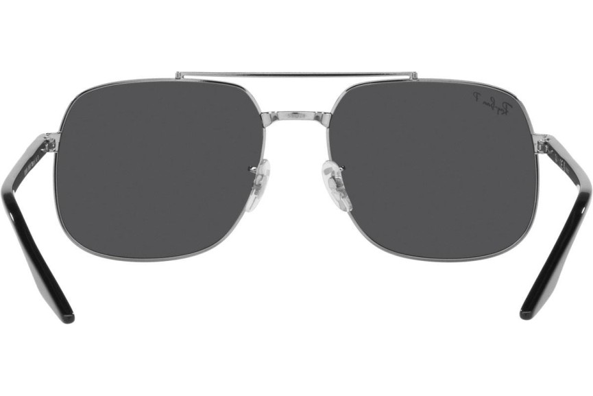 Sluneční brýle Ray-Ban Chromance Collection RB3699 004/K8 Polarized Squared Stříbrné