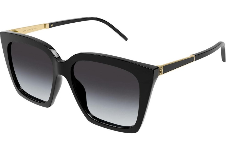 Sluneční brýle Saint Laurent SLM100 002 Squared Černé