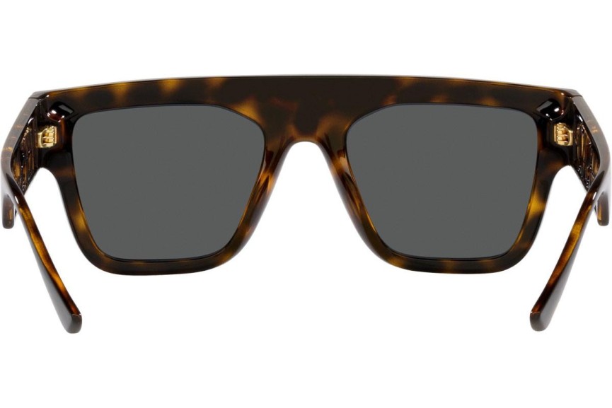 Sluneční brýle Versace 90S Vintage Logo VE4430U 108/87 Flat Top Havana