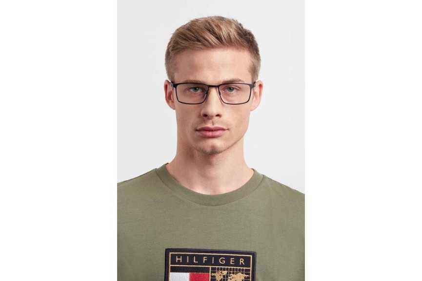 Brýle Tommy Hilfiger TH1918 003 Obdélníkové Černé