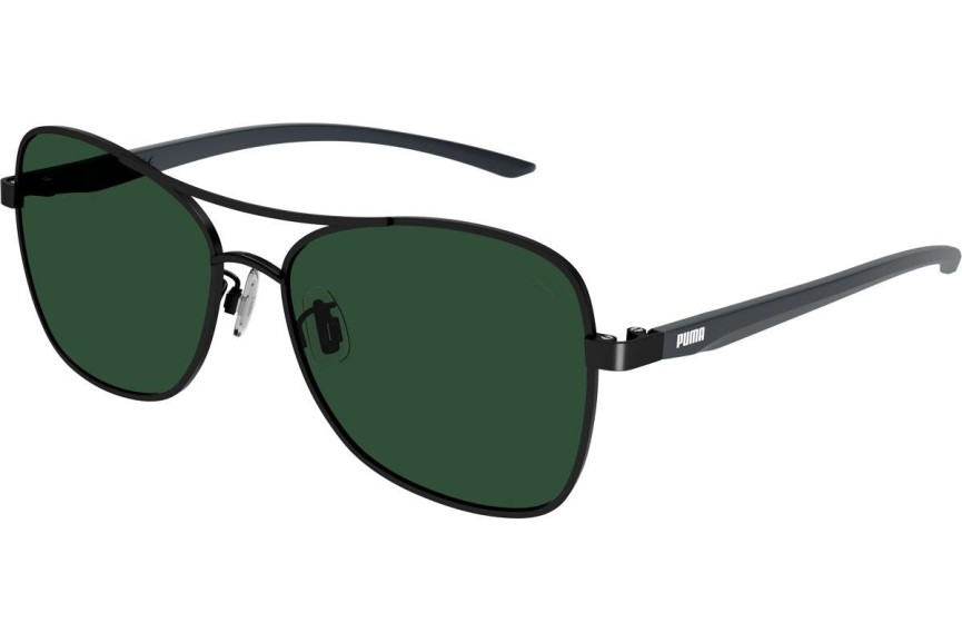 Sluneční brýle Puma PE0167SA 002 Polarized Obdélníkové Černé