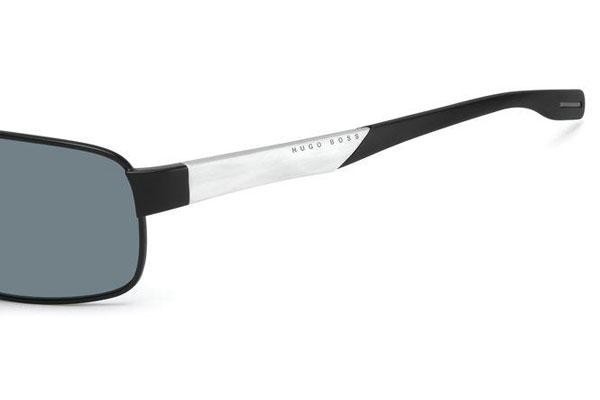 Sluneční brýle BOSS BOSS0569/P/S 92K/RA Polarized Obdélníkové Černé