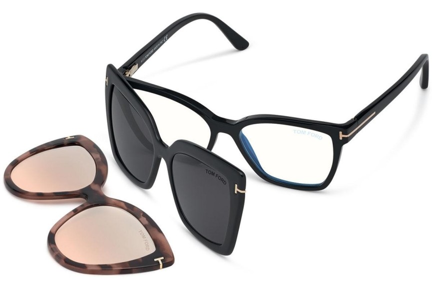 Brýle Tom Ford FT5641-B 001 Squared Černé