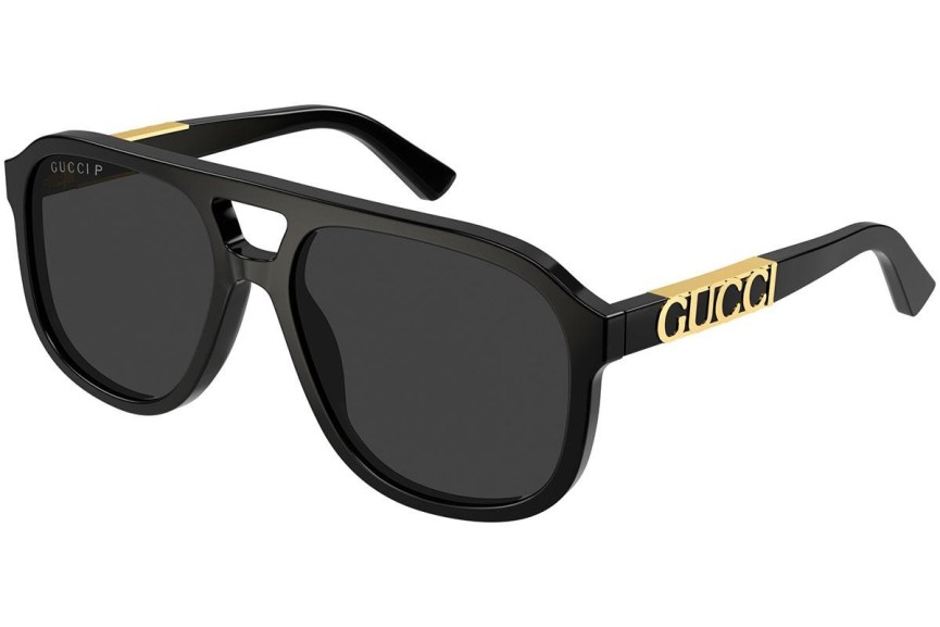 Sluneční brýle Gucci GG1188S 001 Polarized Pilot Černé