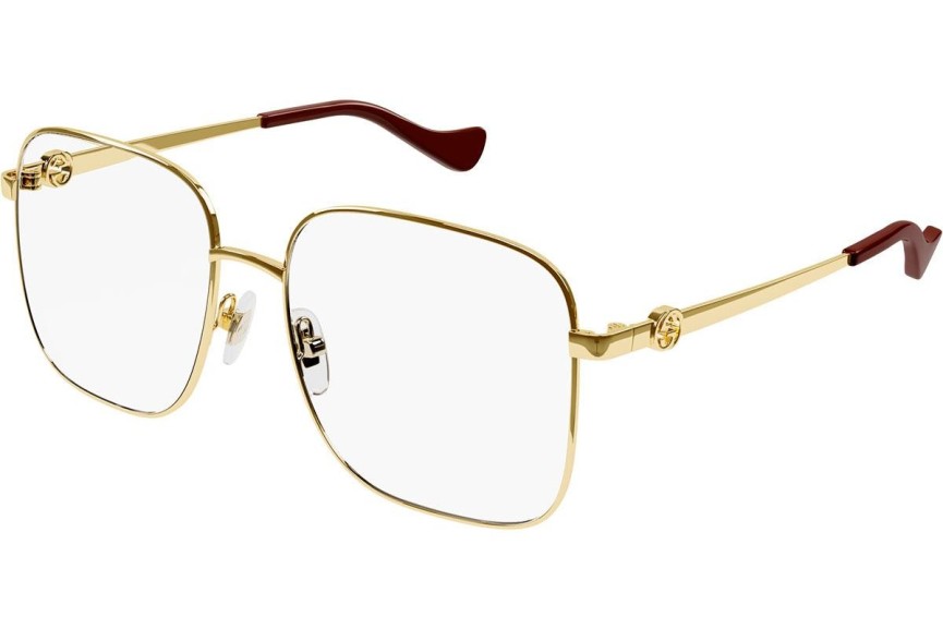 Brýle Gucci GG1092OA 002 Squared Zlaté