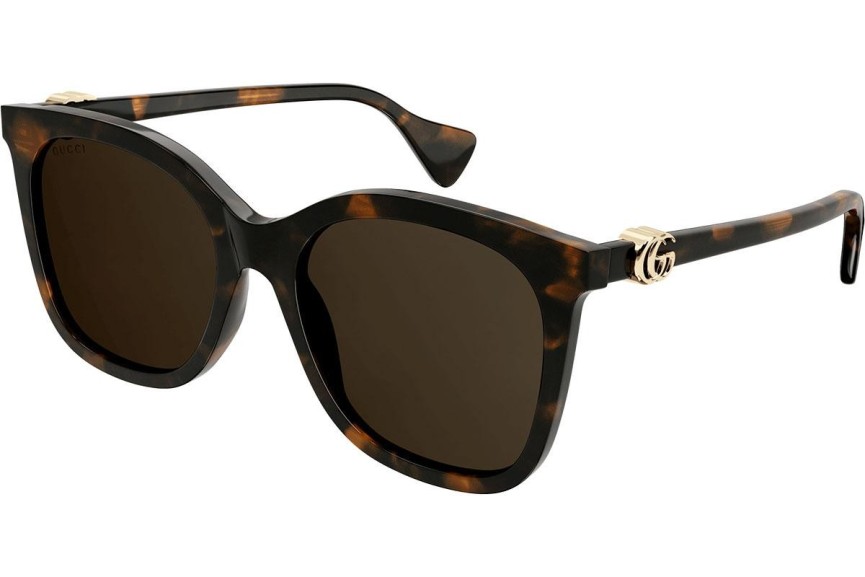 Sluneční brýle Gucci GG1071S 002 Squared Havana