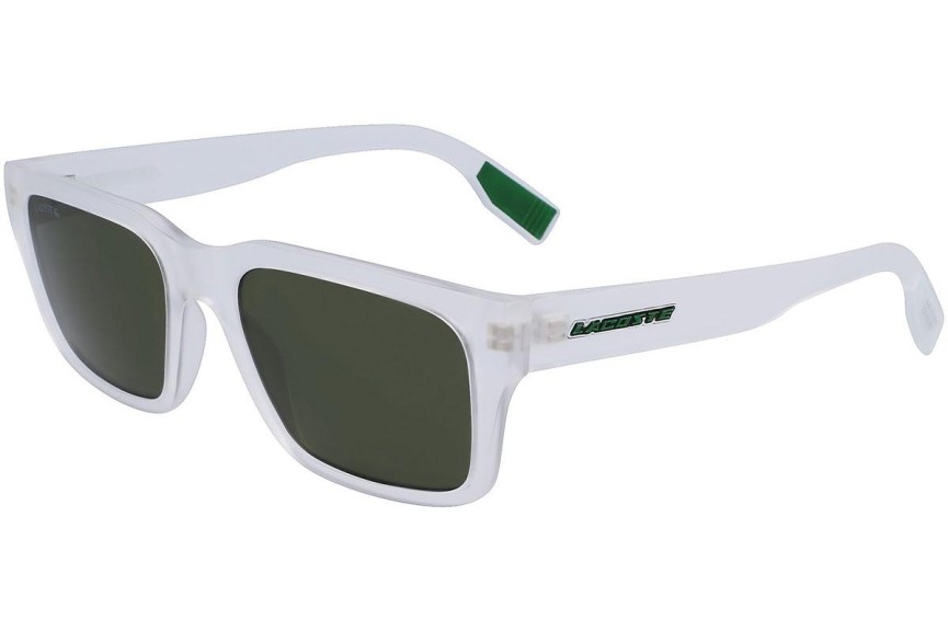 Sluneční brýle Lacoste L6004S 970 Squared Bílé