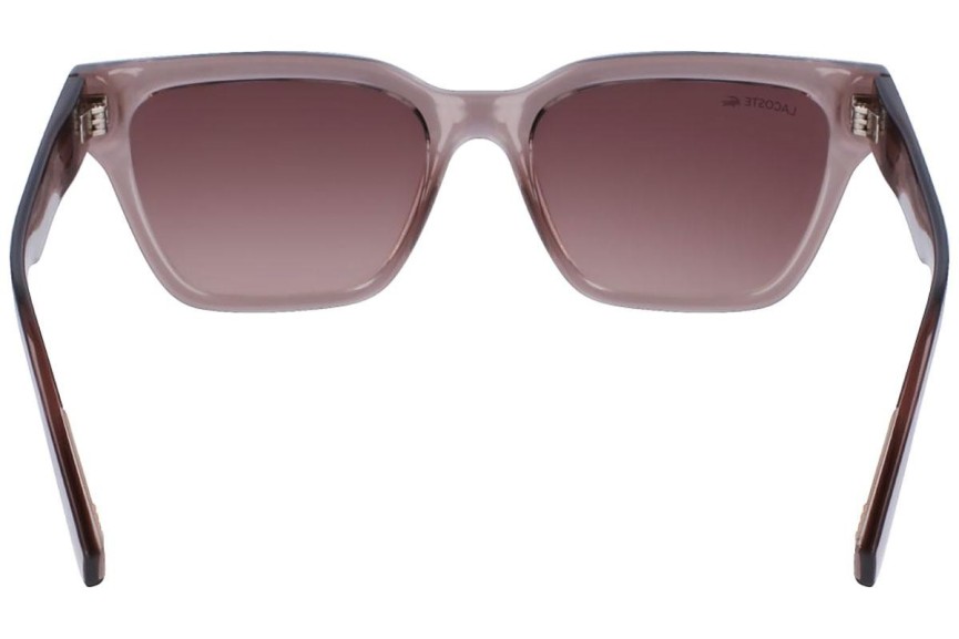 Sluneční brýle Lacoste L6002S 035 Squared Hnědé