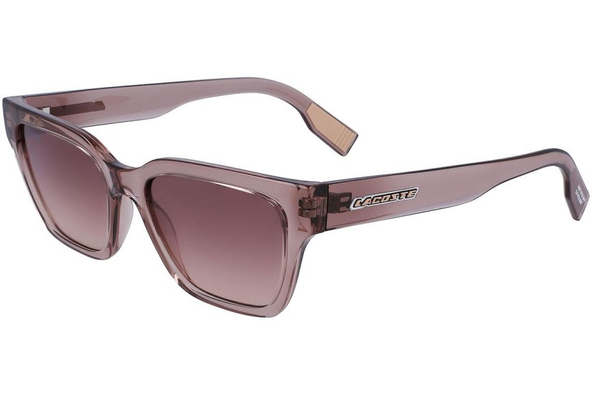 Sluneční brýle Lacoste L6002S 035 Squared Hnědé