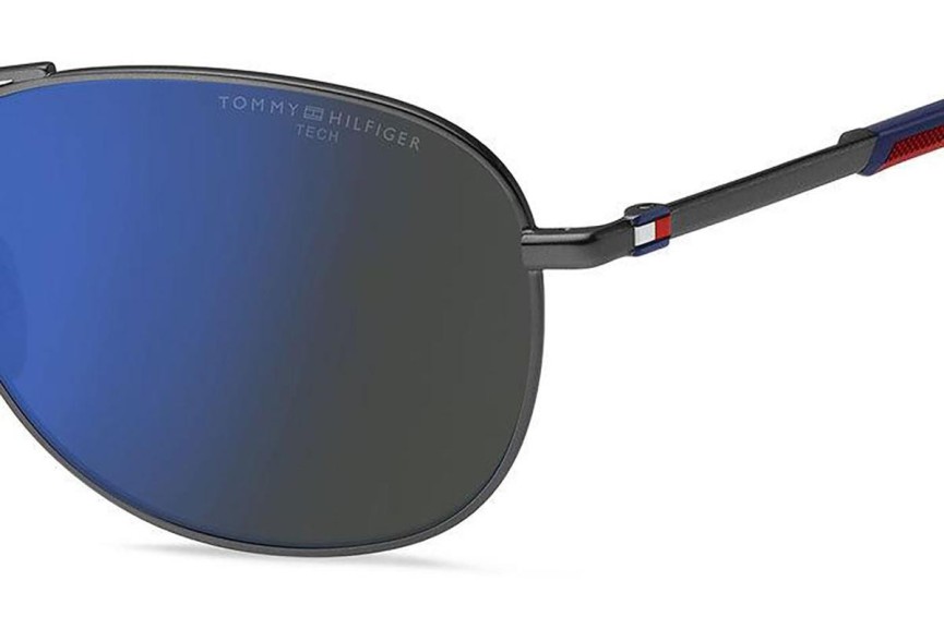 Sluneční brýle Tommy Hilfiger TH2023/S R80/ZS Pilot Stříbrné