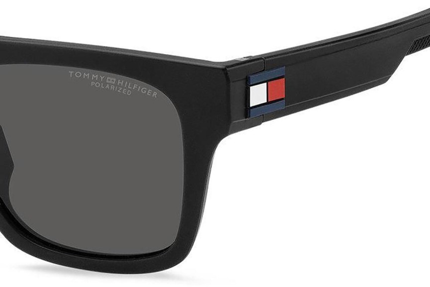 Sluneční brýle Tommy Hilfiger TH1976/S 003/M9 Polarized Squared Černé