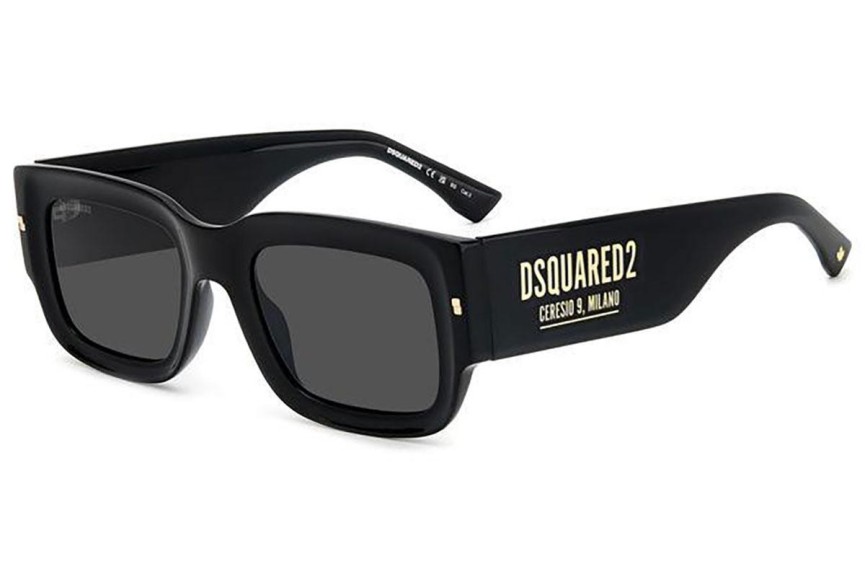 Sluneční brýle Dsquared2 D20089/S 2M2/IR Obdélníkové Černé