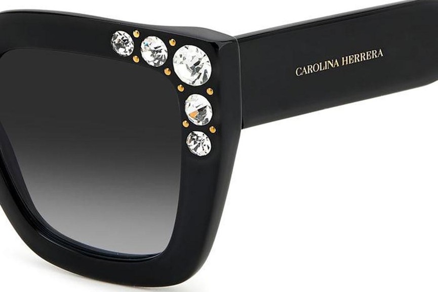 Sluneční brýle Carolina Herrera HER0130/S 807/9O Squared Černé