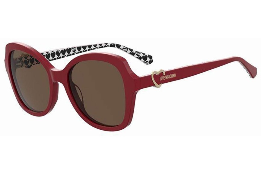 Sluneční brýle Love Moschino MOL059/S C9A/70 Cat Eye Červené