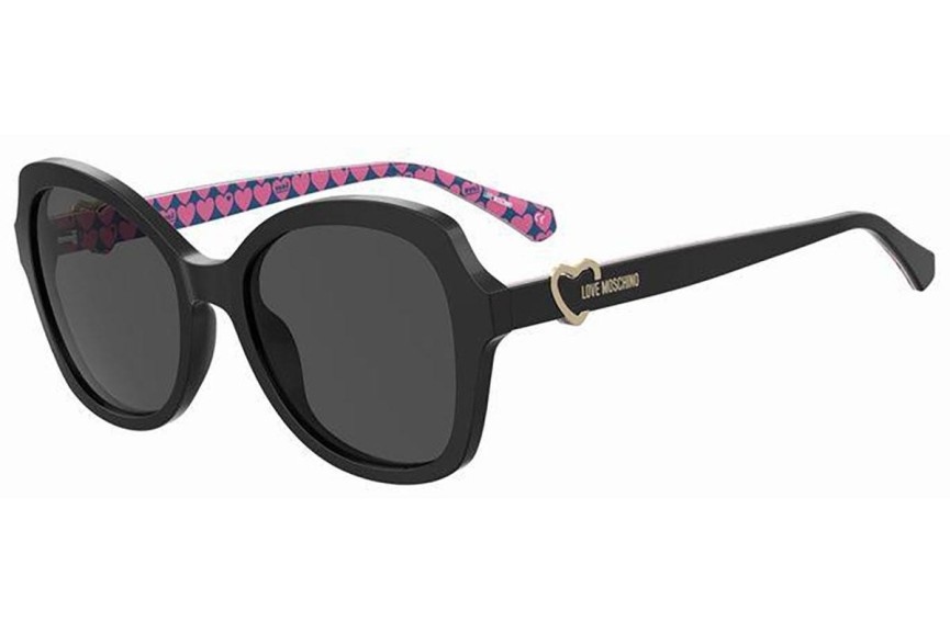 Sluneční brýle Love Moschino MOL059/S 807/IR Cat Eye Černé