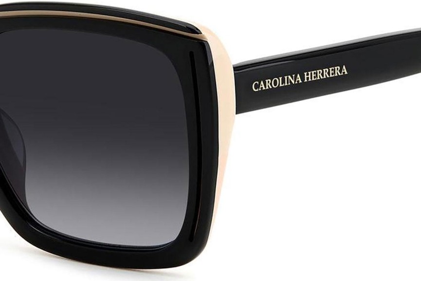 Sluneční brýle Carolina Herrera HER0143/G/S KDX/9O Squared Černé