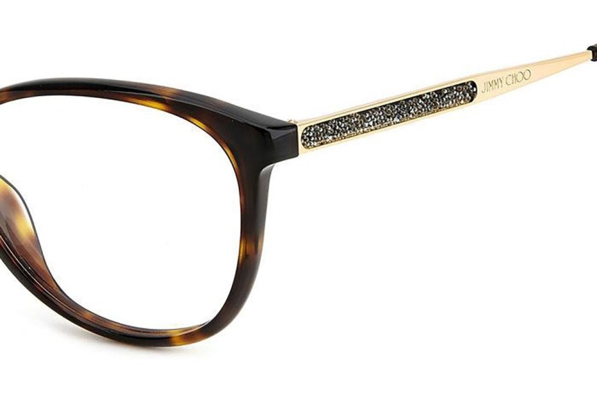 Brýle Jimmy Choo JC379 086 Cat Eye Havana