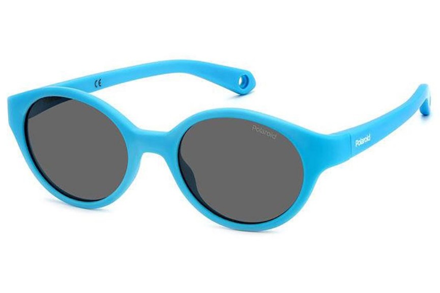 Sluneční brýle Polaroid Junior PLDK007/S MVU/M9 Polarized Oválné Modré