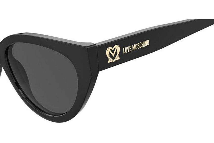 Sluneční brýle Love Moschino MOL064/S 807/IR Cat Eye Černé