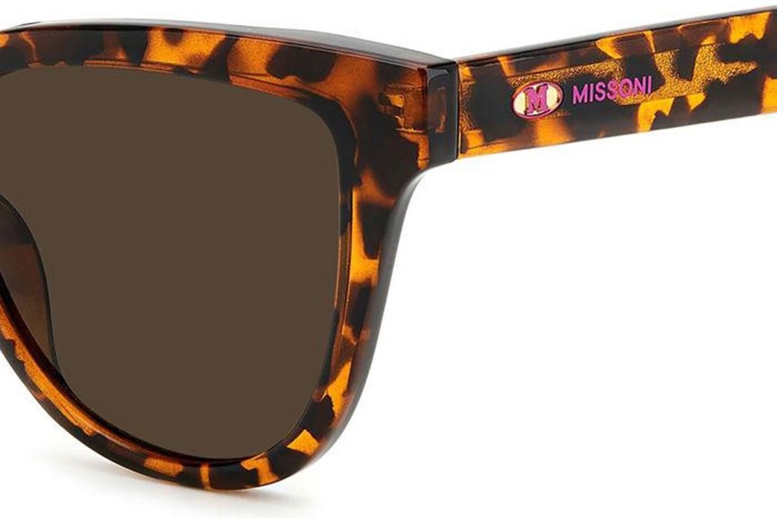 Sluneční brýle M Missoni MMI0141/S 086/70 Cat Eye Havana