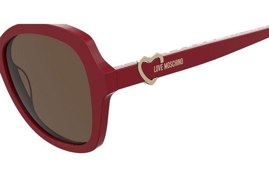 Sluneční brýle Love Moschino MOL059/S C9A/70 Cat Eye Červené