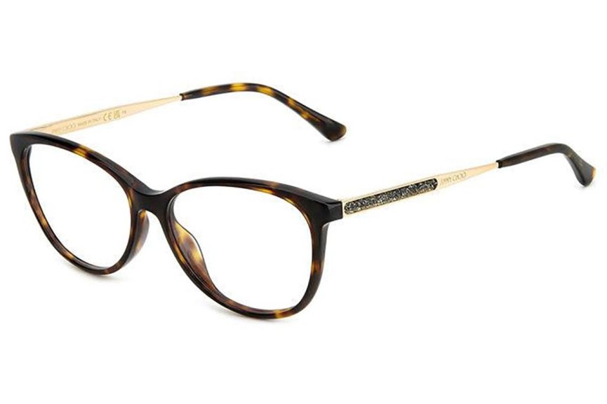 Brýle Jimmy Choo JC379 086 Cat Eye Havana