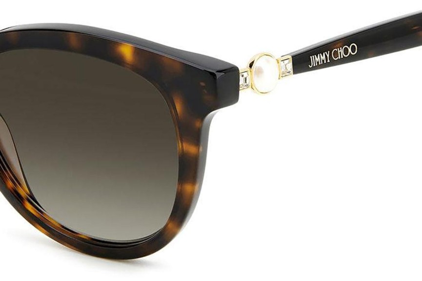 Sluneční brýle Jimmy Choo ANNABETH/S 086/HA Cat Eye Havana