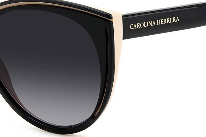 Sluneční brýle Carolina Herrera HER0142/S KDX/9O Okrouhlé Černé