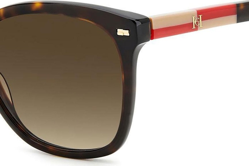 Sluneční brýle Carolina Herrera HER0137/S O63/HA Cat Eye Červené