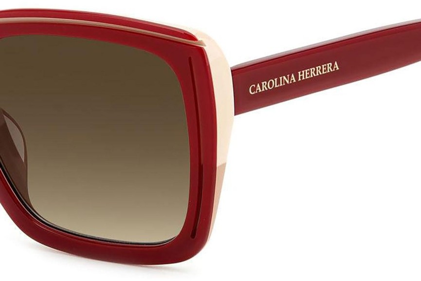 Sluneční brýle Carolina Herrera HER0143/G/S R9S/HA Squared Červené