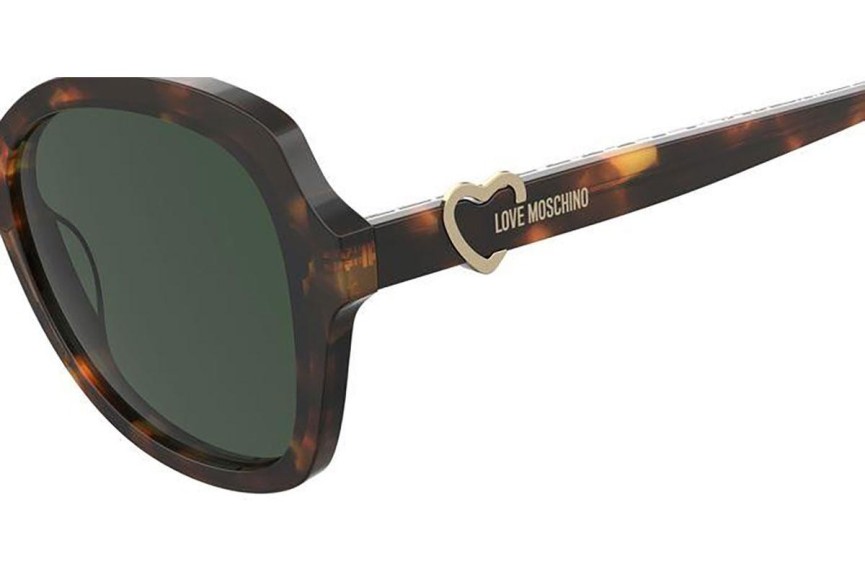 Sluneční brýle Love Moschino MOL059/S 05L/QT Cat Eye Havana