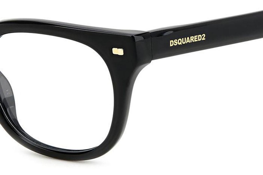 Brýle Dsquared2 D20078 807 Okrouhlé Černé