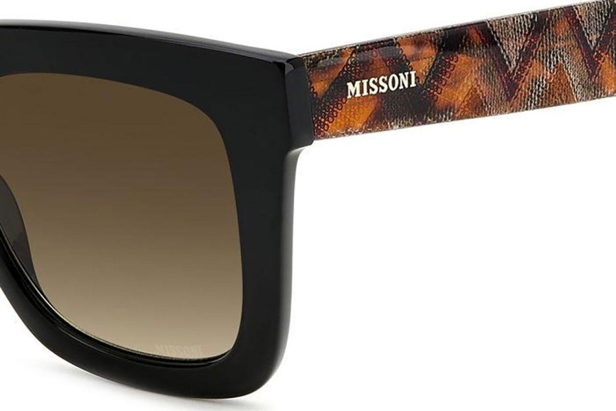 Sluneční brýle Missoni MIS0126/S 807/HA Squared Černé