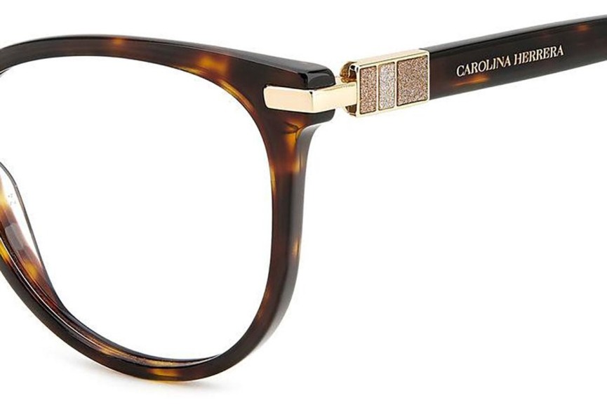 Brýle Carolina Herrera HER0156 086 Okrouhlé Havana