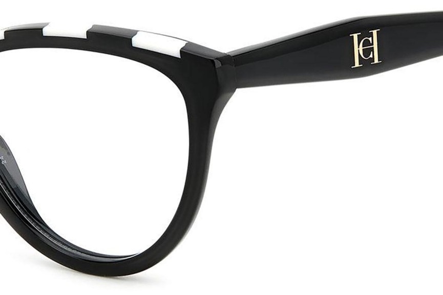 Brýle Carolina Herrera HER0148 80S Cat Eye Černé