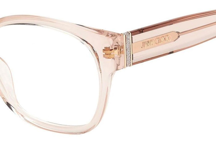 Brýle Jimmy Choo JC371 FWM Squared Béžové