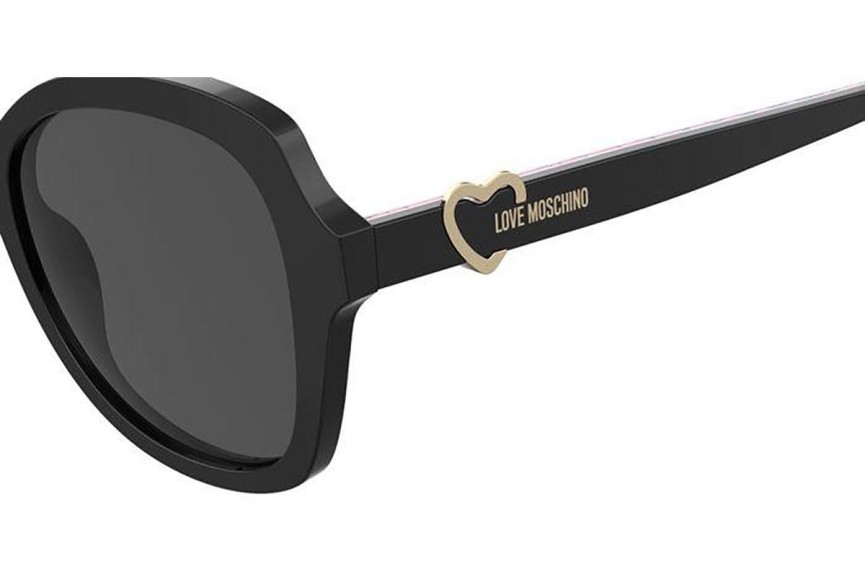 Sluneční brýle Love Moschino MOL059/S 807/IR Cat Eye Černé