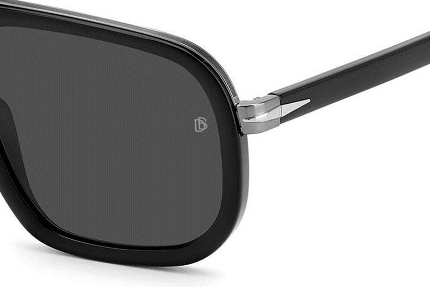 Sluneční brýle David Beckham DB7101/S ANS/M9 Polarized Pilot Černé