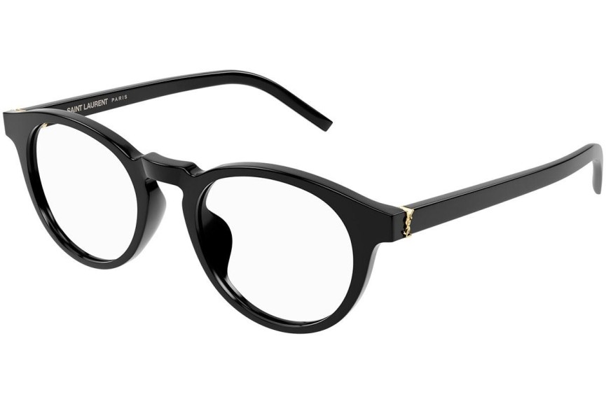 Brýle Saint Laurent SLM122/F 001 Okrouhlé Černé