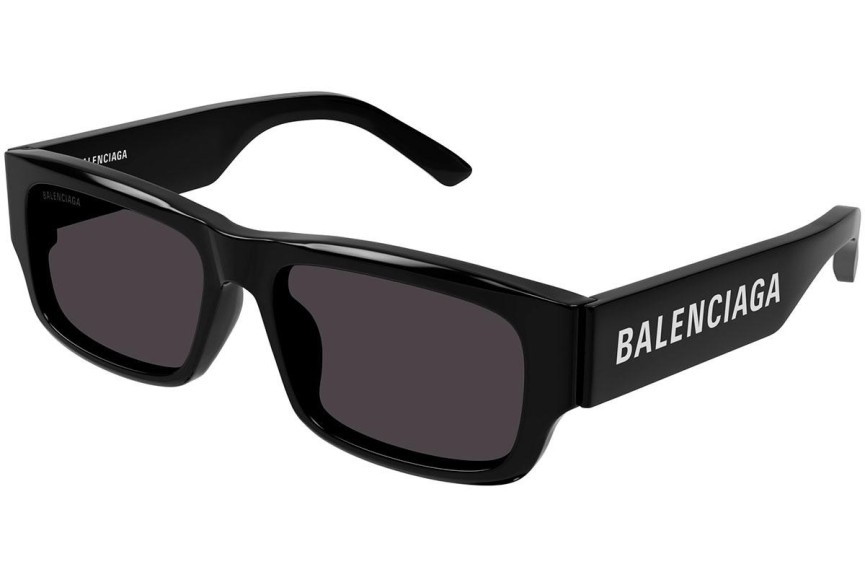 Sluneční brýle Balenciaga BB0261SA 001 Obdélníkové Černé