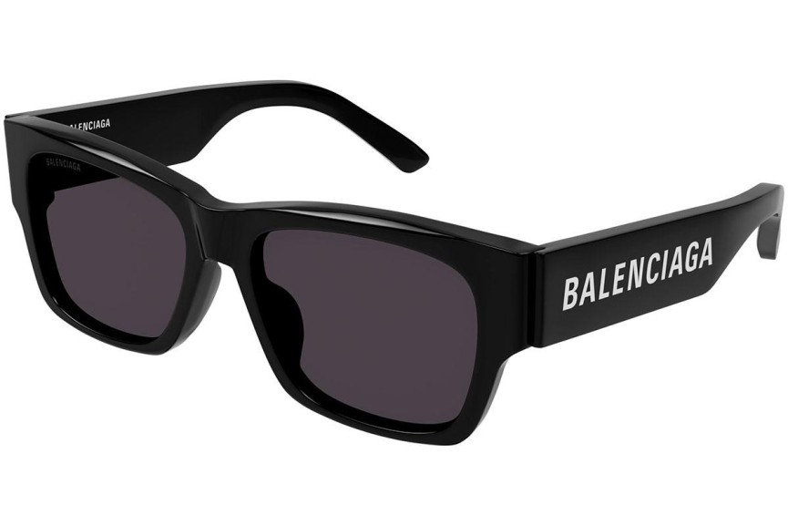 Sluneční brýle Balenciaga BB0262SA 001 Obdélníkové Černé