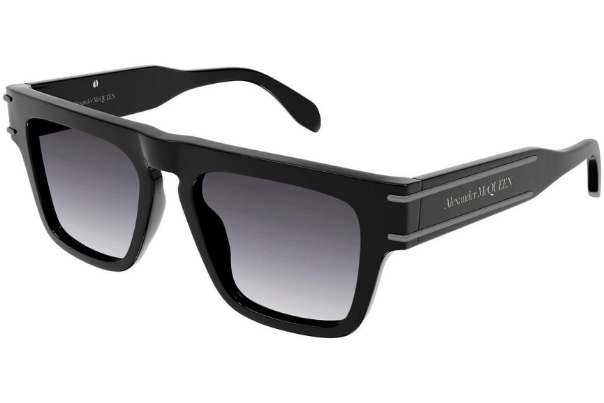 Sluneční brýle Alexander McQueen AM0397S 001 Squared Černé