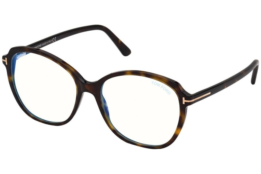 Brýle Tom Ford FT5708-B 052 Okrouhlé Havana