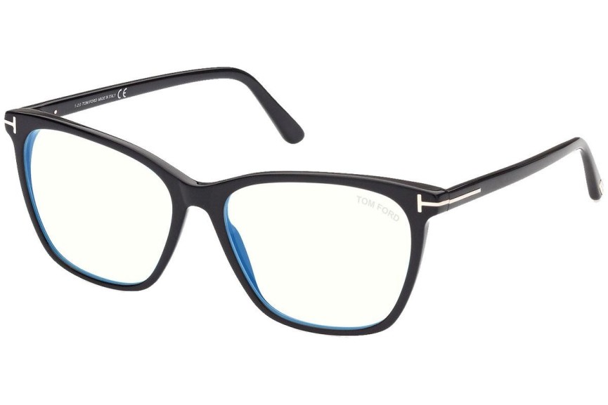 Brýle Tom Ford FT5762-B 001 Squared Černé