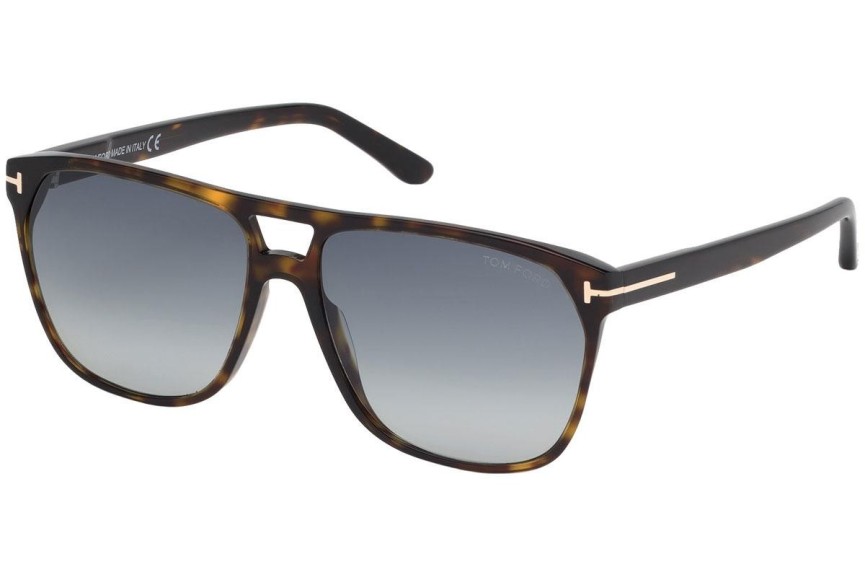 Sluneční brýle Tom Ford Shelton FT0679 52W Squared Havana