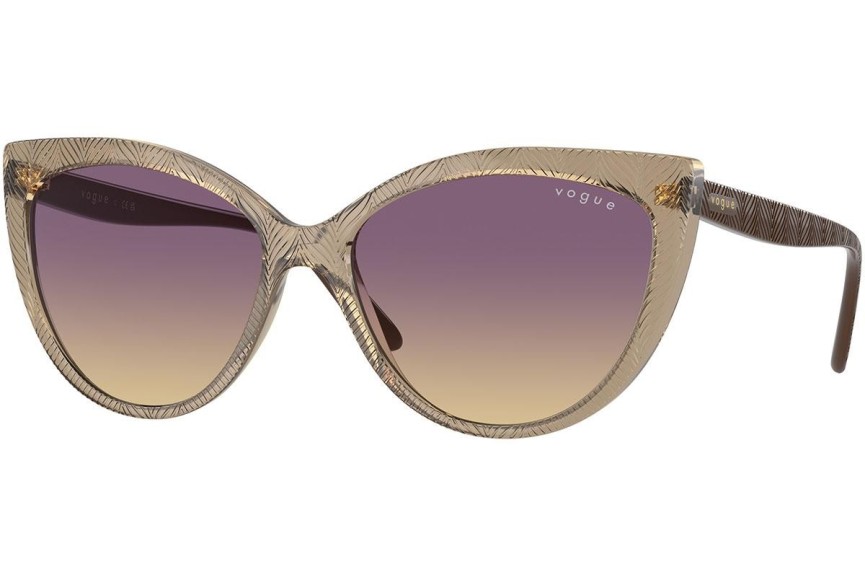 Sluneční brýle Vogue Eyewear VO5484S 294070 Cat Eye Hnědé