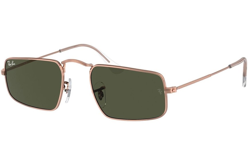 Sluneční brýle Ray-Ban Julie RB3957 920231 Obdélníkové Hnědé